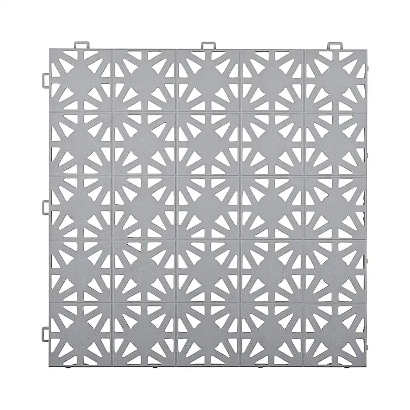 Golvplatta Hestraplattan Hestra Glacier Grey Golvtrall i Plast