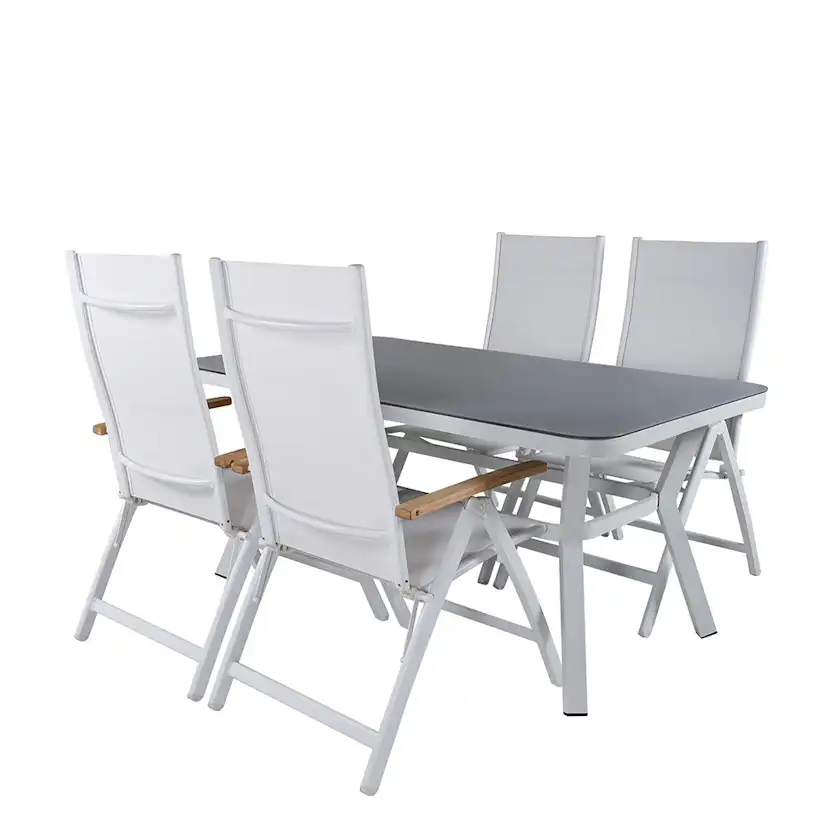 Matgrupp Venture Home Vyn med 4 Pandi Matstolar