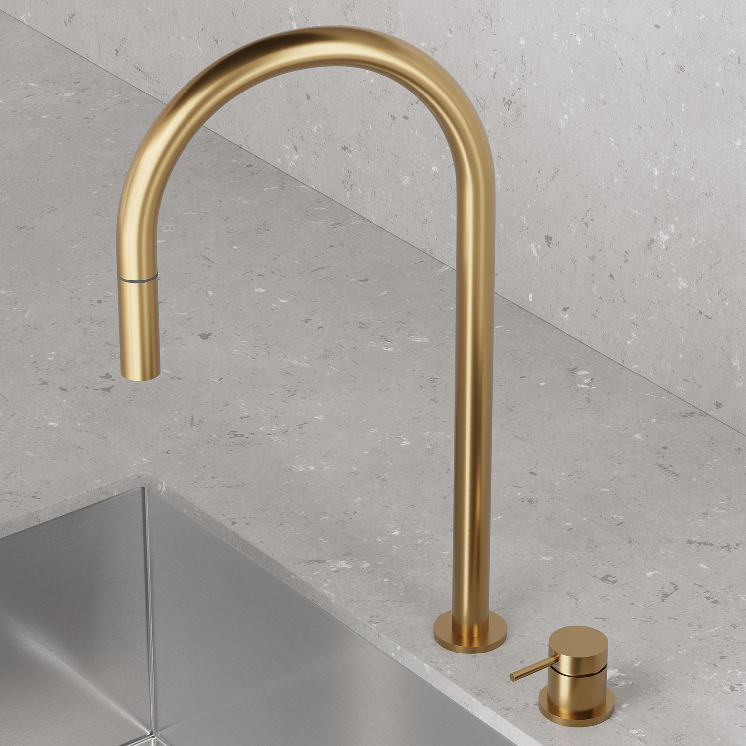 Köksblandare Scandtap Steel Harmonized K2P