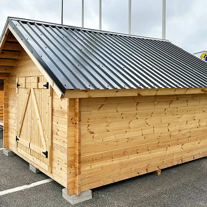 Plåttakspaket LP Garden För Timmerlada R6 R-20