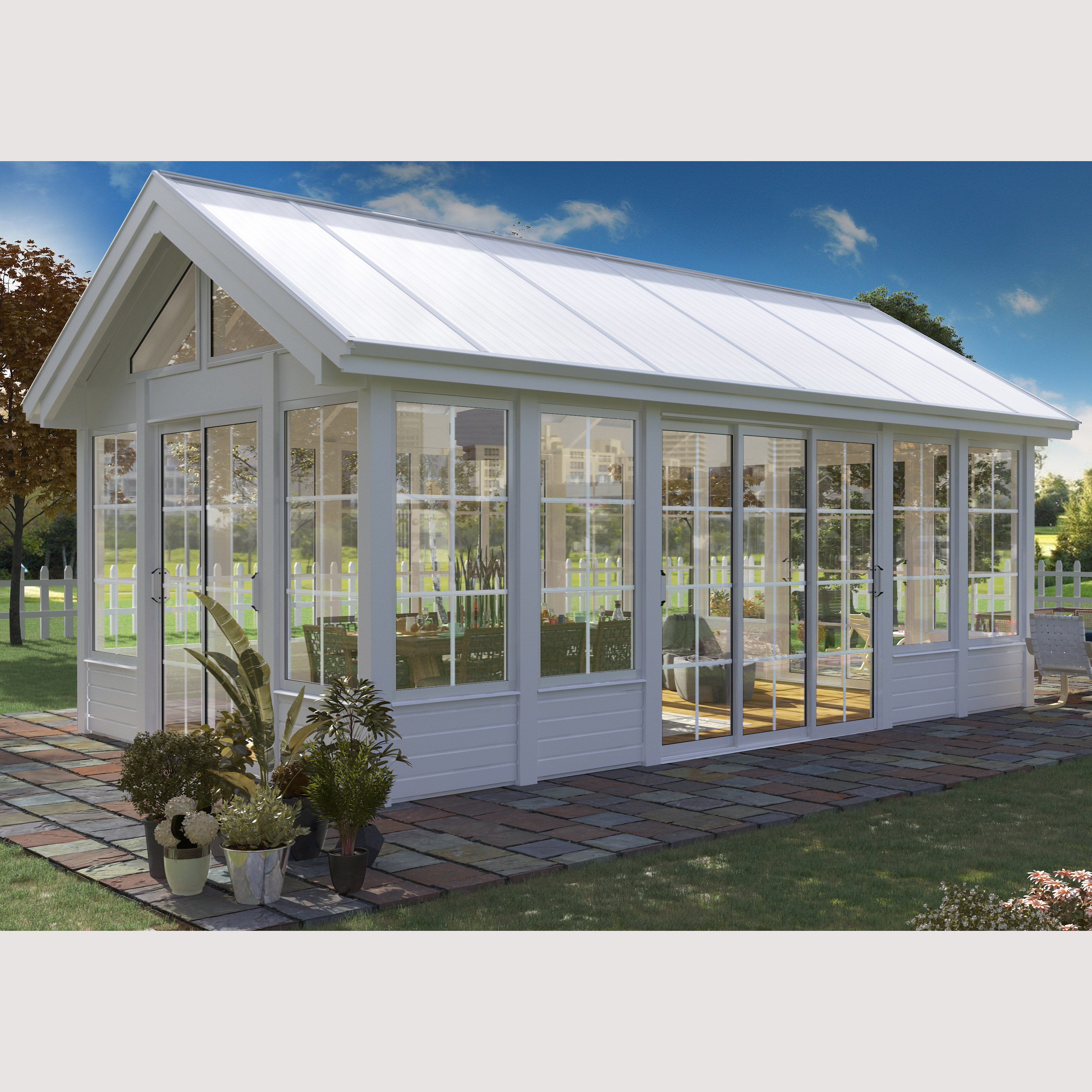 Komplett Orangeri Landskap Grönska Vår & Höst 21 kvm