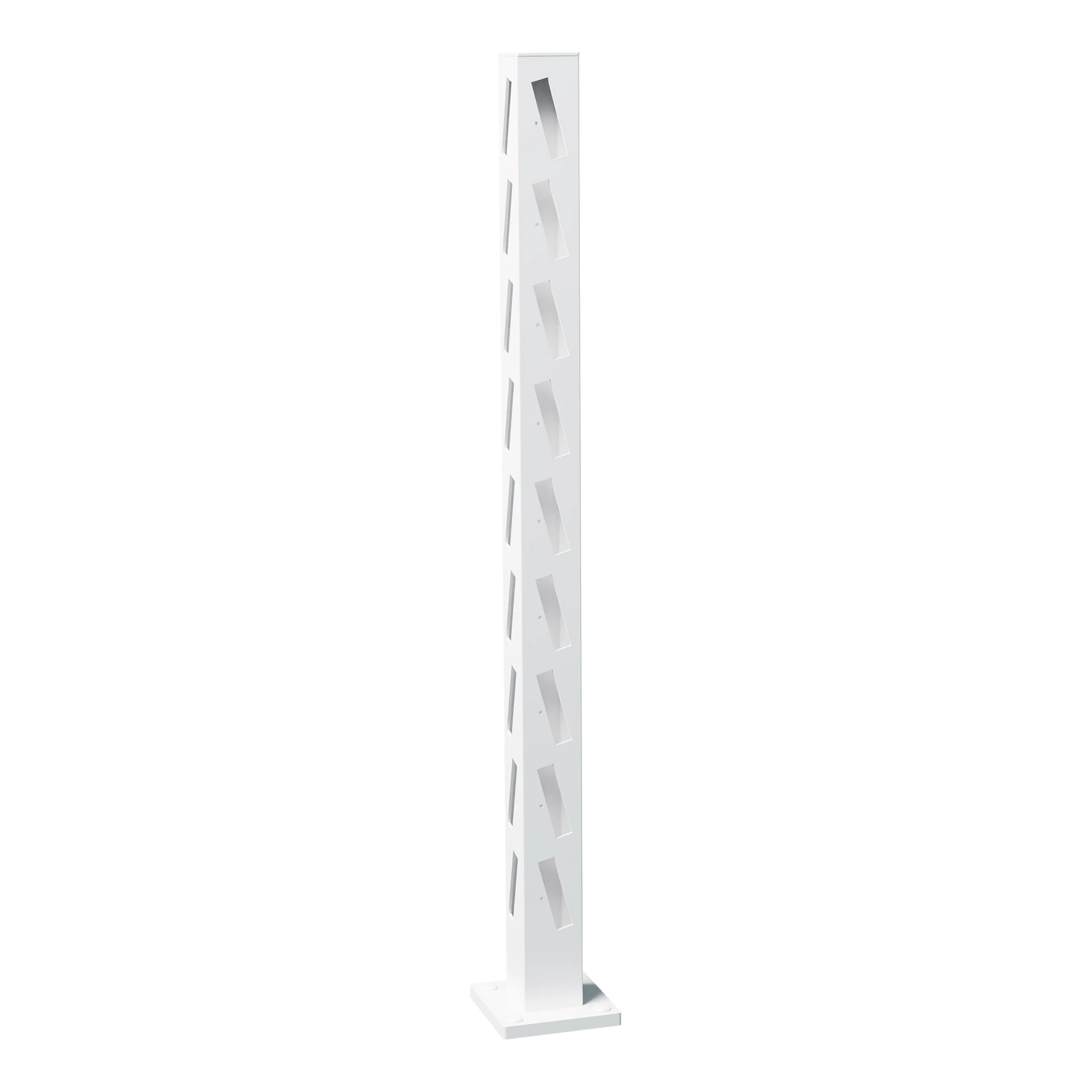 Staketstolpe Hären 1060mm Hörnstolpe VIT Höjd: 1060 mm, Vit