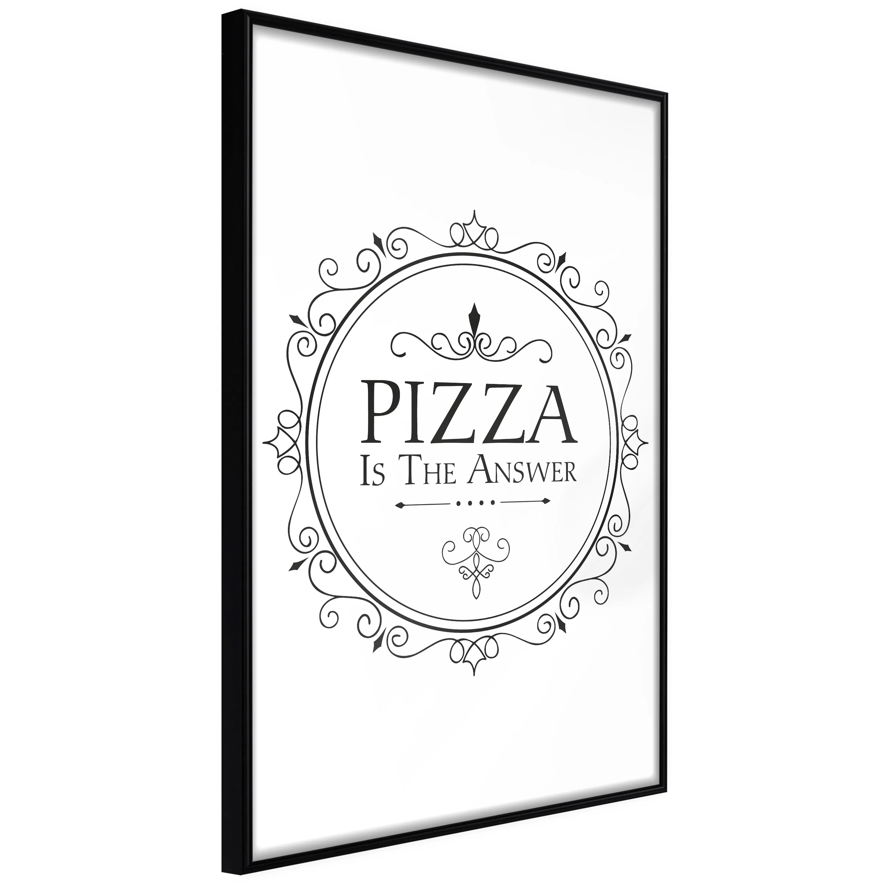 Poster Artgeist Affisch Pizza is the Answer