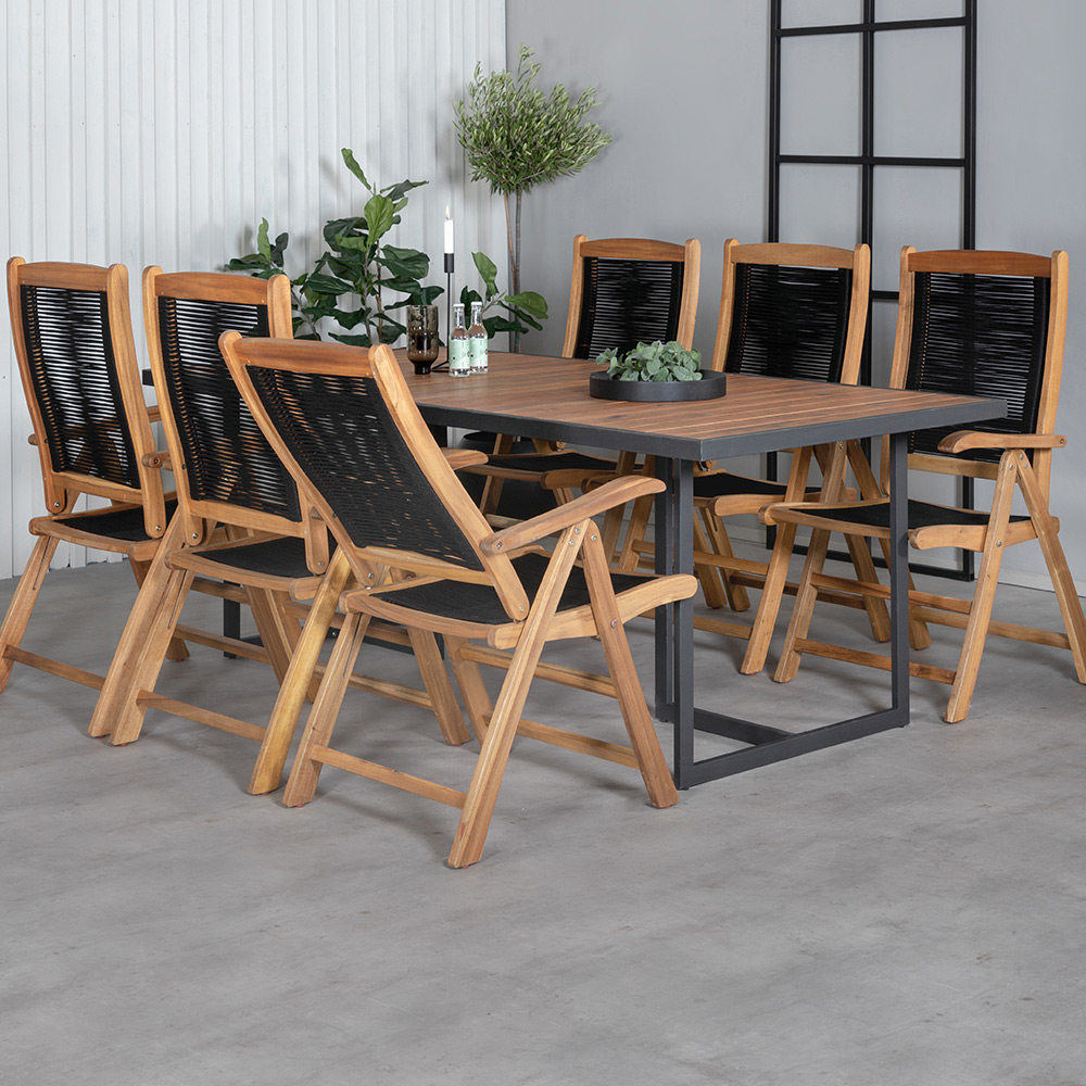 Matgrupp Venture Home King med 6 Peder Matstolar