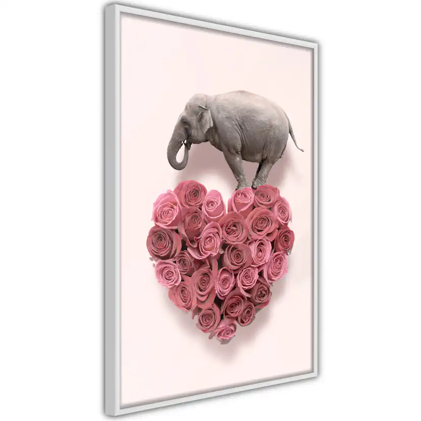 Poster Artgeist Affisch Enamored Elephant