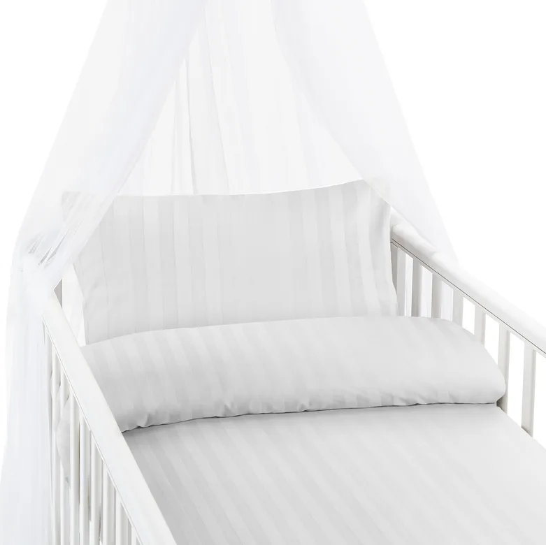 Påslakanset Spjälsäng Borganäs of Sweden Satin