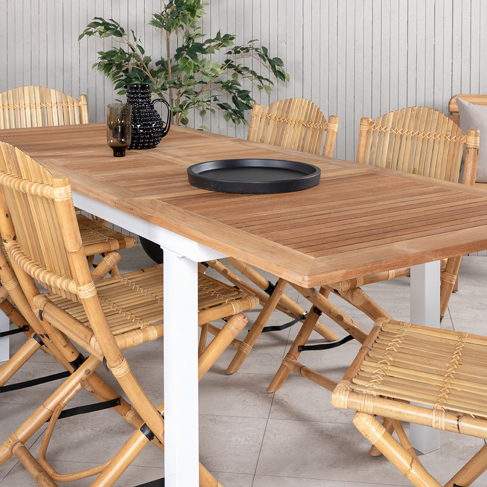Matgrupp Venture Home Pave med 6 Cane Stolar