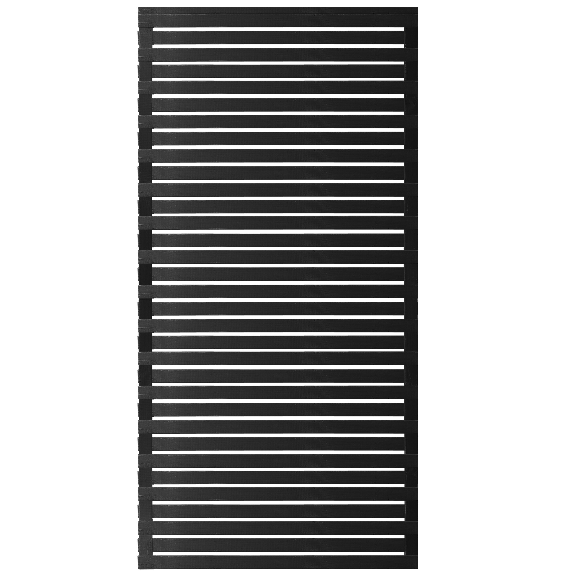 Skärm PLUS Osaka 90x180cm Tryckimpregnerad grundmålad svart