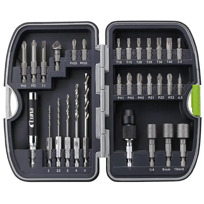 Bits Luna Tools Och Borrsats Med 30 Delar