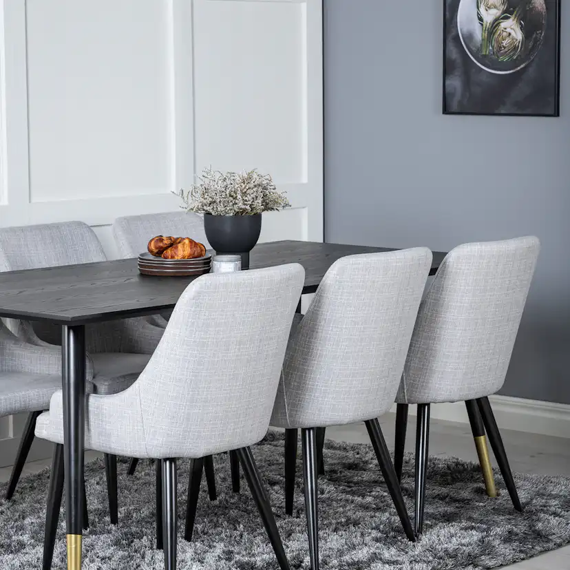 Matgrupp Venture Home Dipp med 6 Plaza Stolar