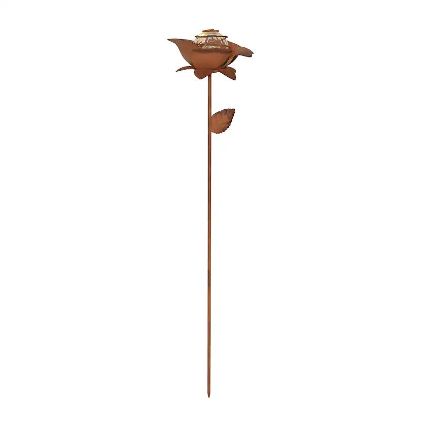 Solcellsdekoration Star Trading Oxida LED 2-pack Blommor