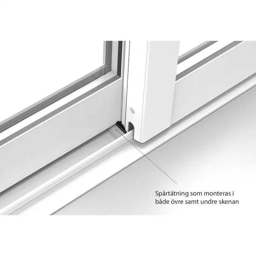 Skjutdörr med Överljus Landskap Robust Året Runt 2-del