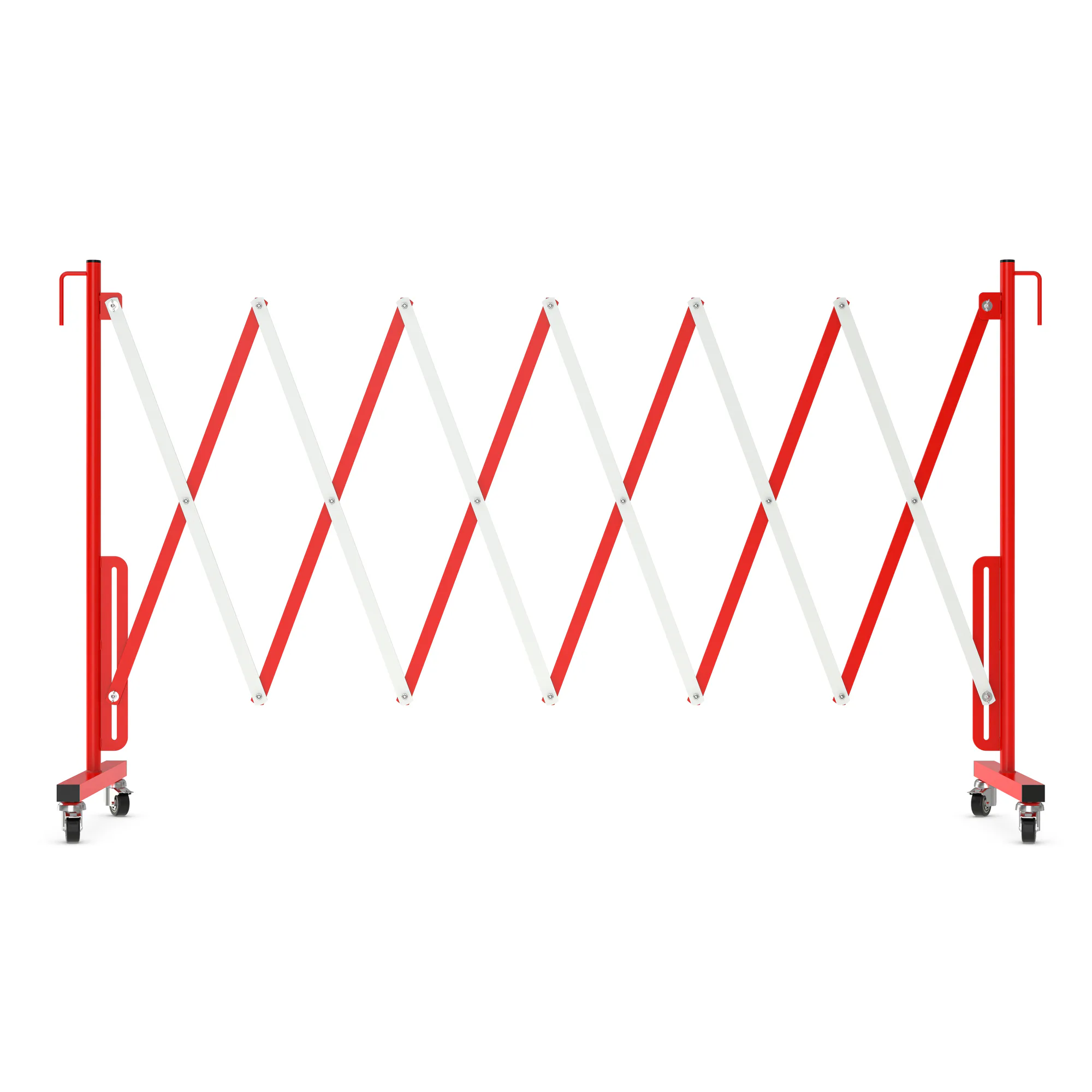 Avgränsare R&R Solutions Expanderbar Mobil Röd/Vit