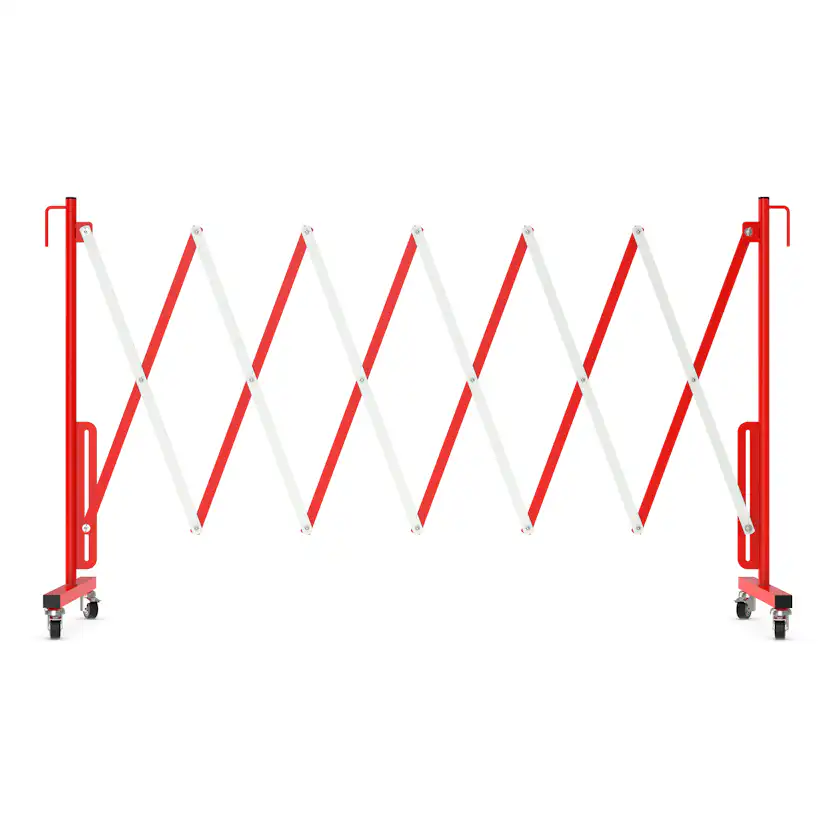 Avgränsare R&R Solutions Expanderbar Mobil Röd/Vit