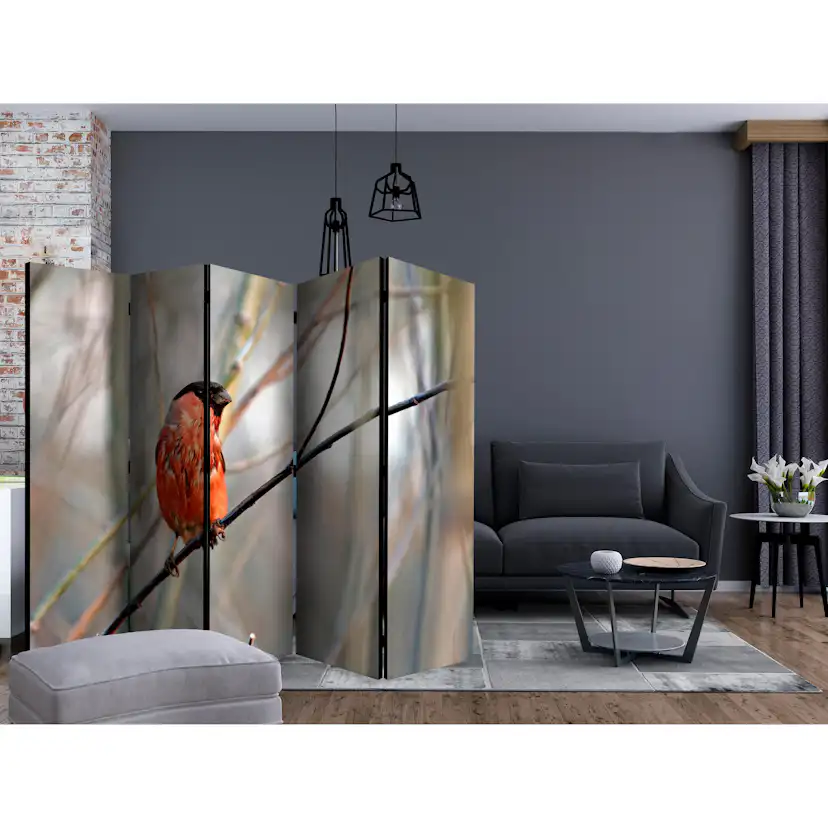 Rumsavdelare Arkiio Bullfinch in the Forest II 225x172 cm
