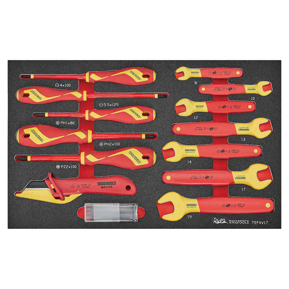 Verktygssats Teng Tools TEFXV17 1000 V