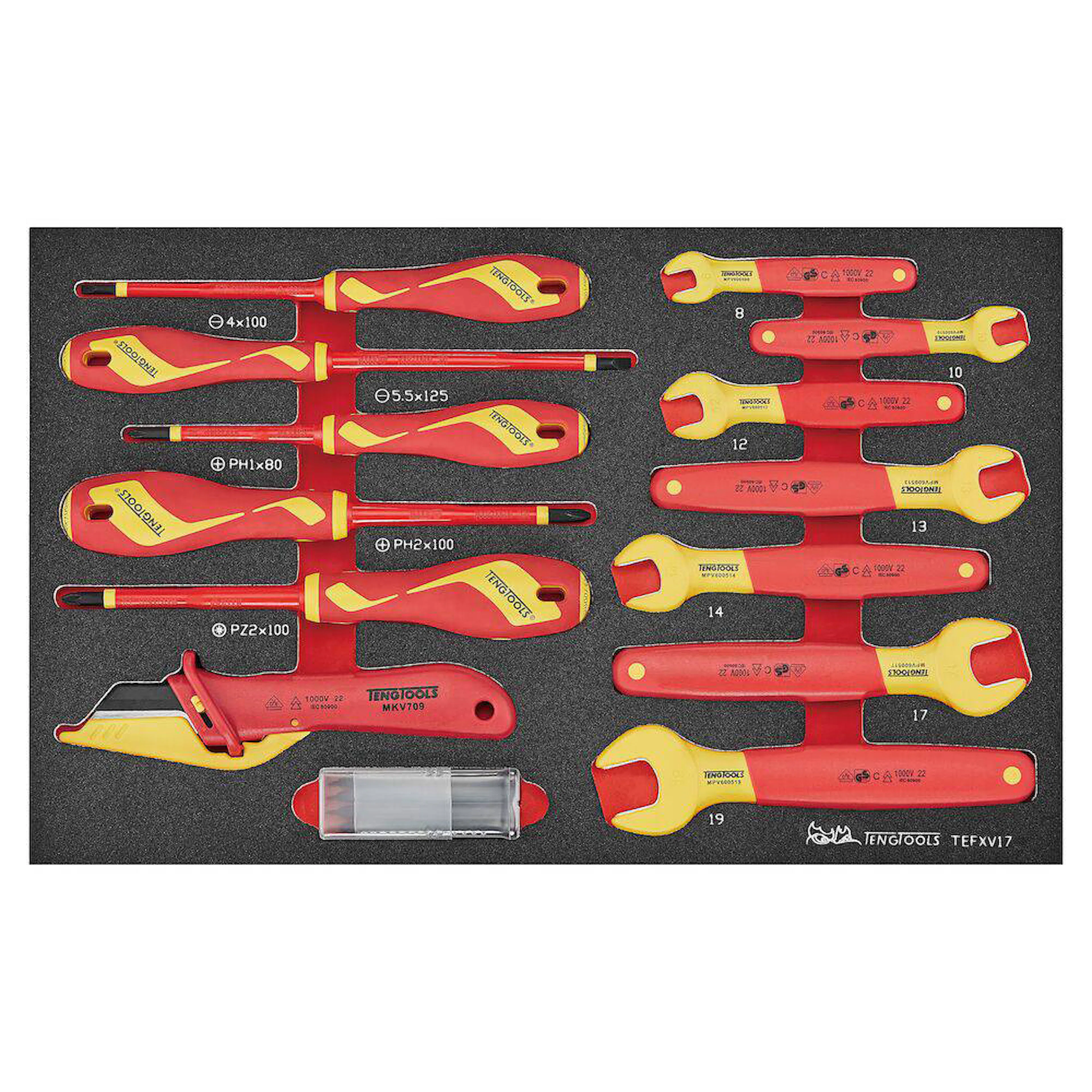 Verktygssats Teng Tools TEFXV17 1000 V