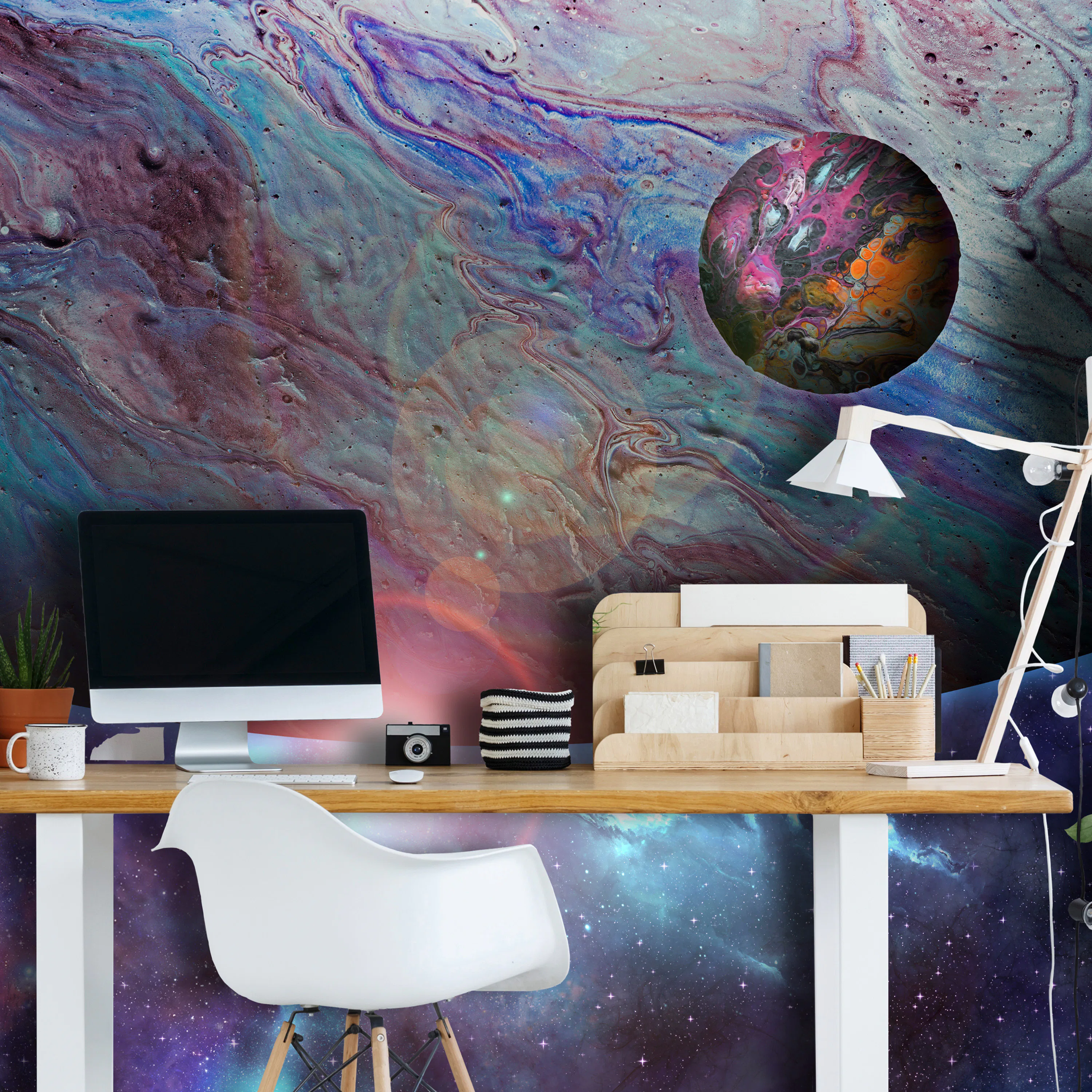 Fototapet Arkiio Självhäftande In Orbit