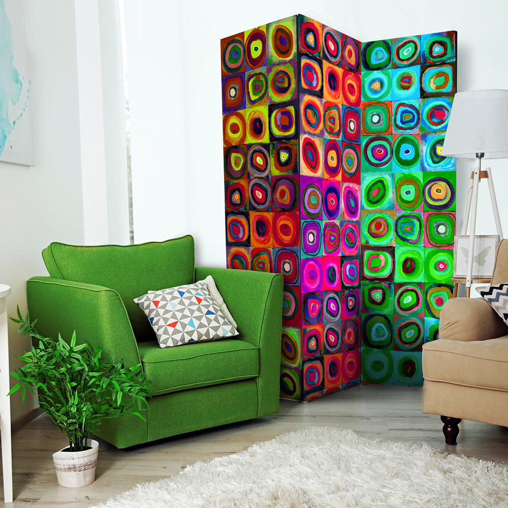 Rumsavdelare Arkiio Colorful Abstract Art 135x172 cm