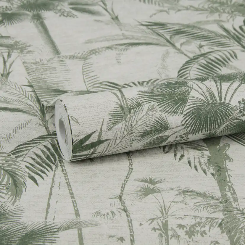 Tapet Sublime Jungle Texture Grön 121163