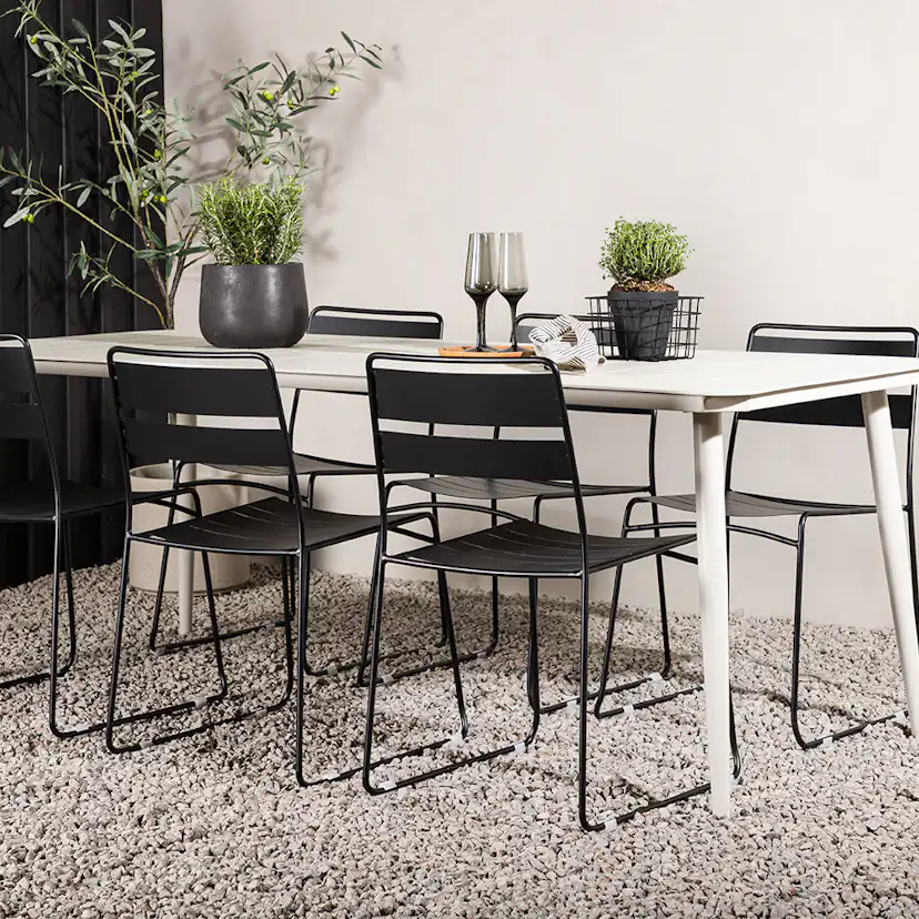Matgrupp Venture Home Lina med 6 Lina Stolar