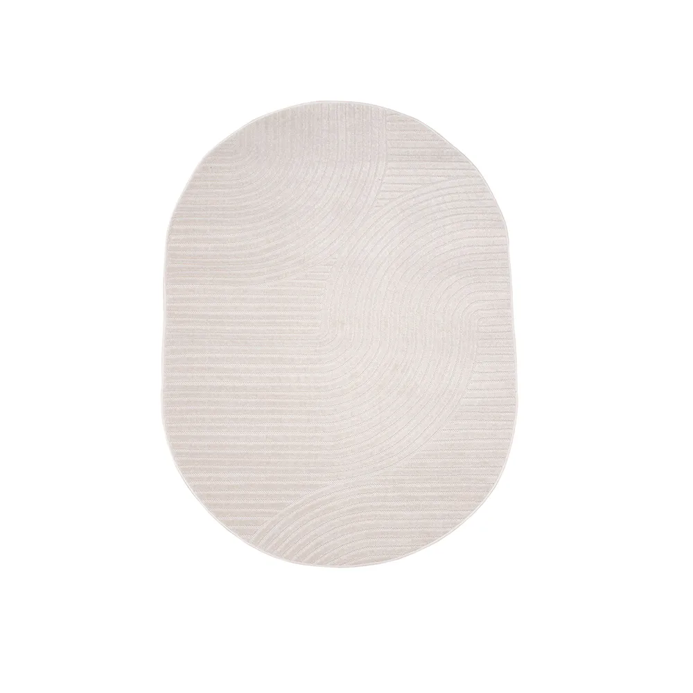 Vince Solar - 230*160- -Oval-White 160x230 cm