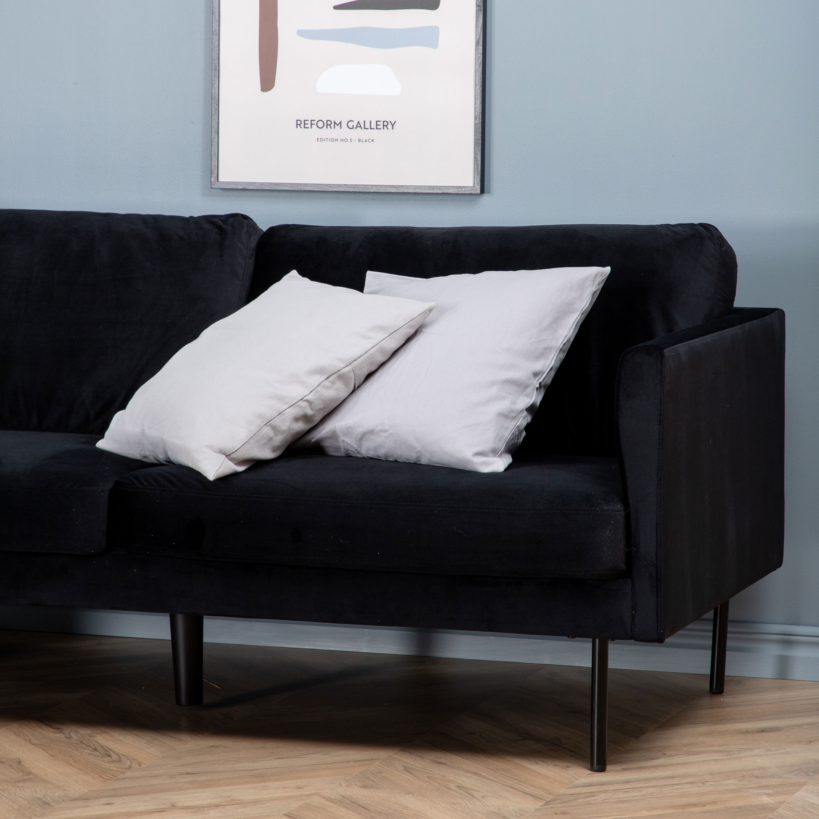 3-sitssoffa Venture Home Zoom Sammet