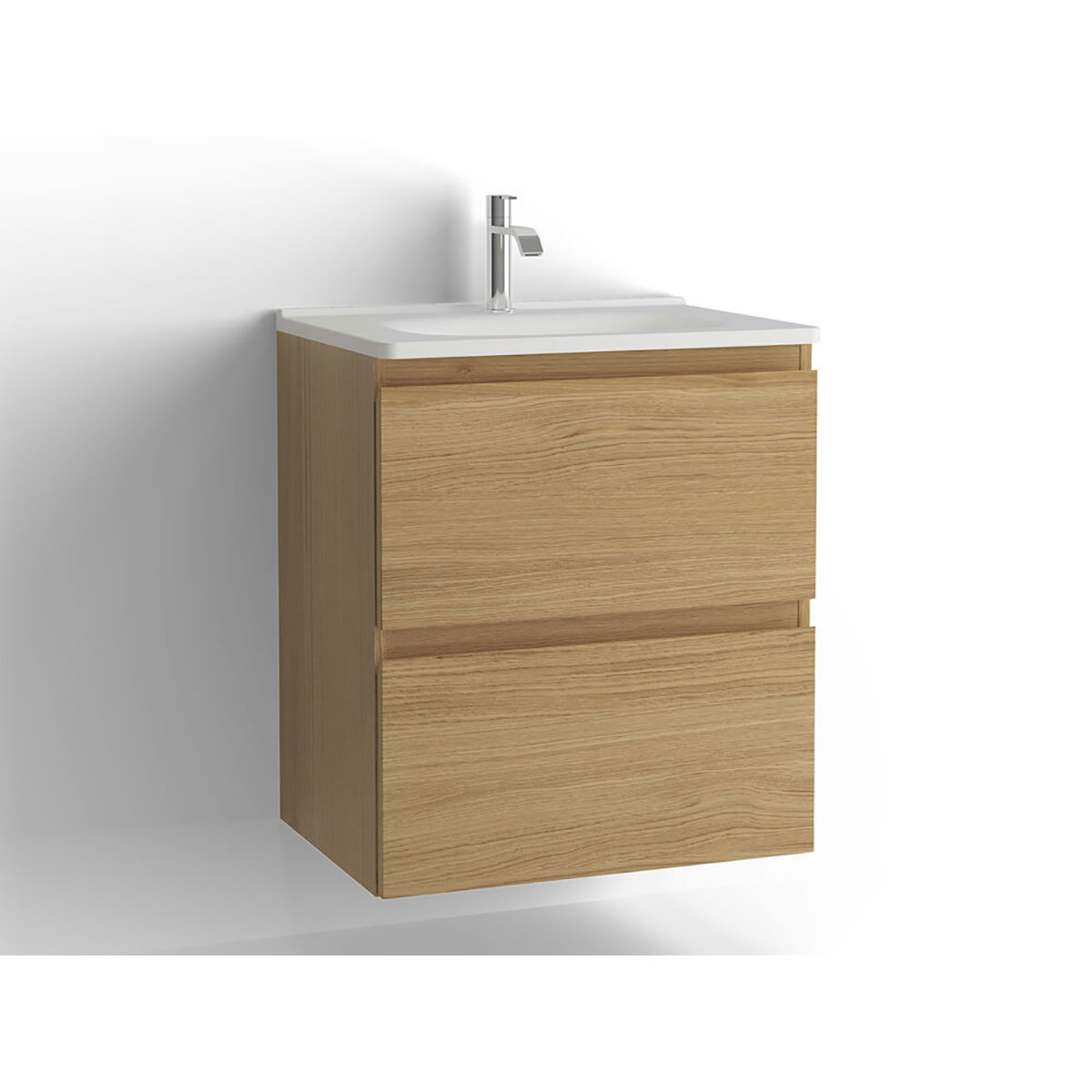 Tvättställsskåp Vedum Flow 600x413 med 2 Lådor