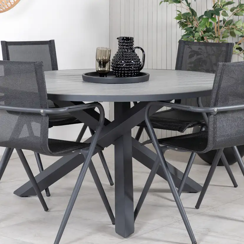 Matgrupp Venture Home Pincy med 4 Aspen Matstolar