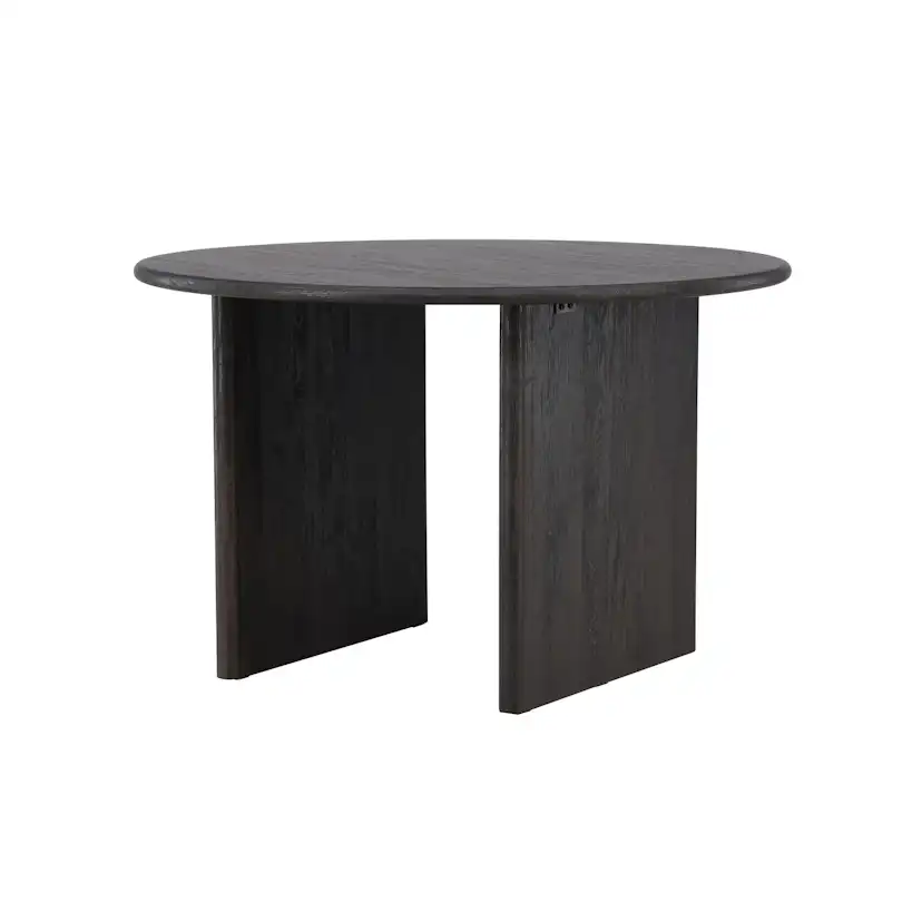 Björholmen Dining Table ⌀120 - Black / FSC 100% Vittvätt