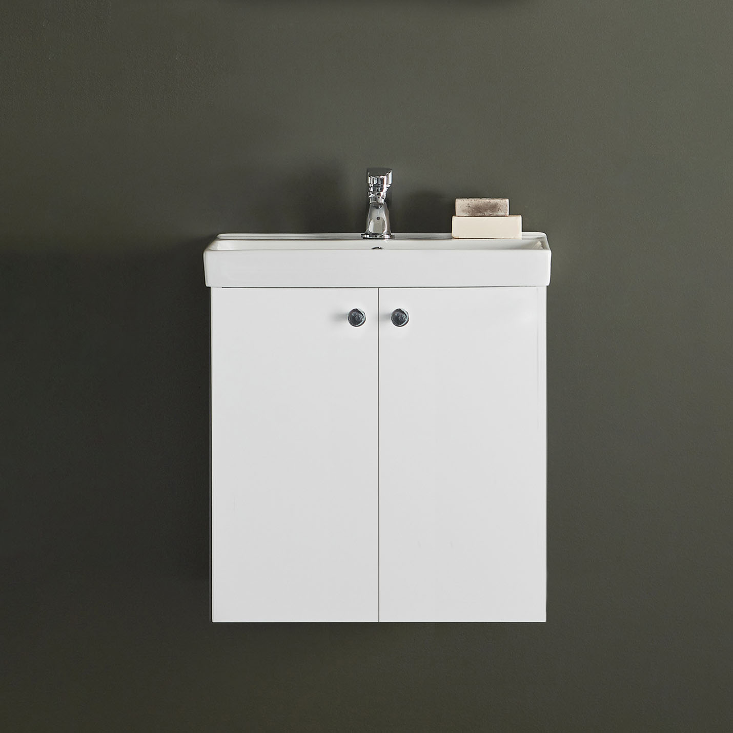 KOMMOD NEAT LUCKOR VIT 550 B: 550 mm, Vit