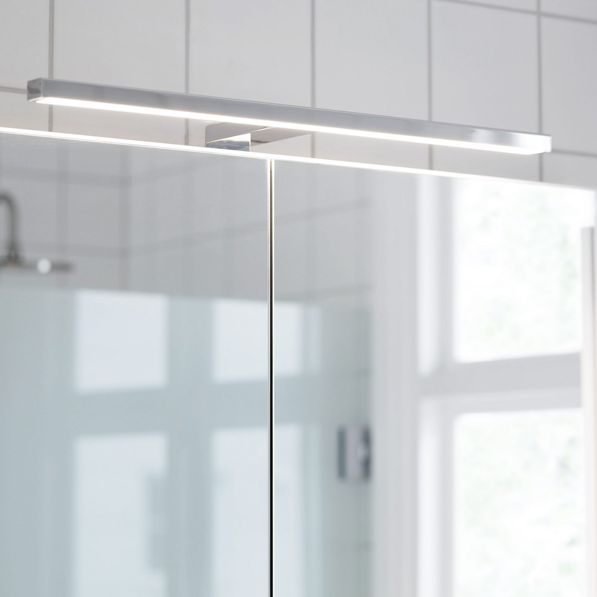 Belysning Vedum Nite LED 550 Krom Bredd: 550 mm, Krom
