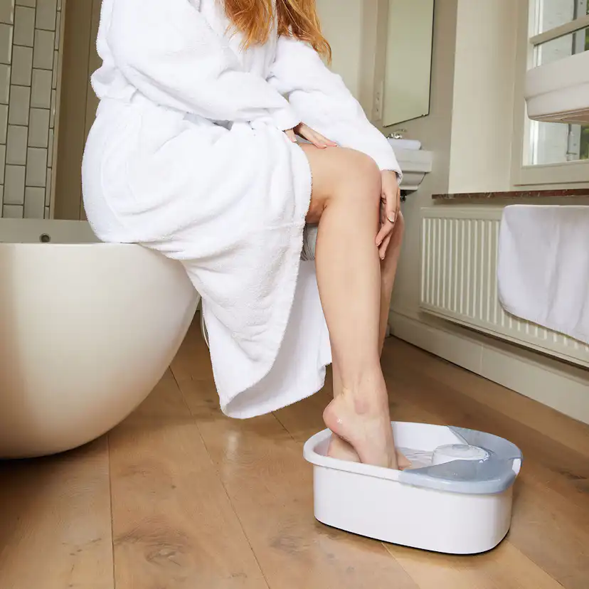 Fotbad Lanaform Med Massage och Akupressur