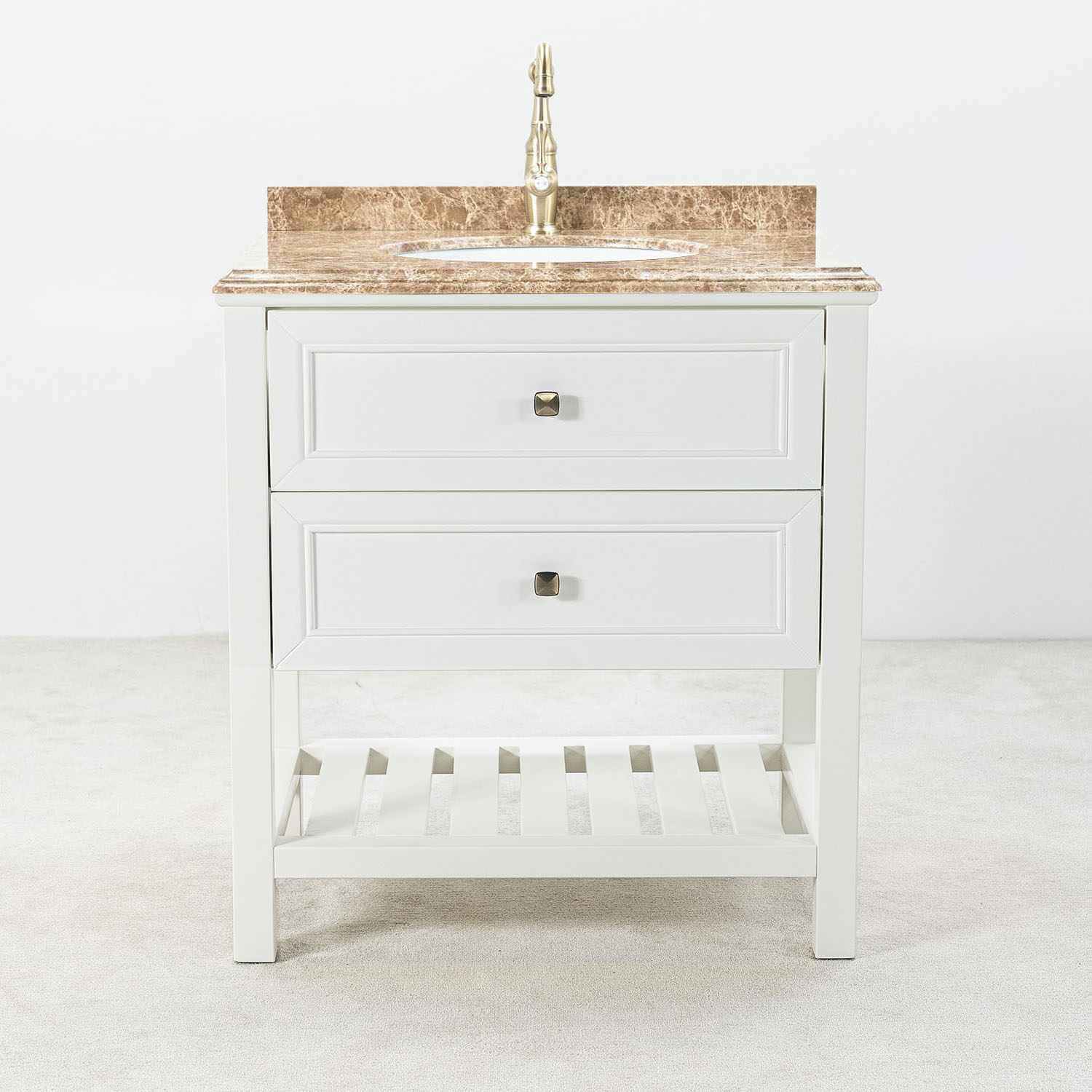 Tvättställsskåp Vesani Utah Beige Marmor