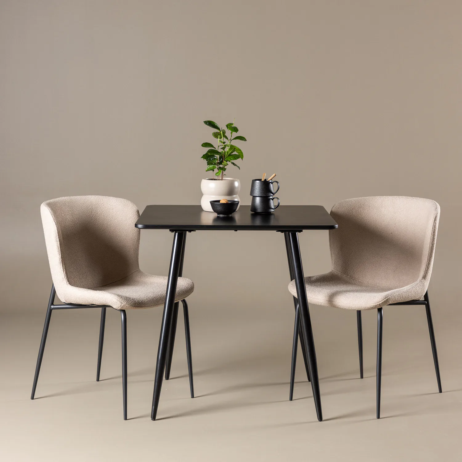 Svart/Beige