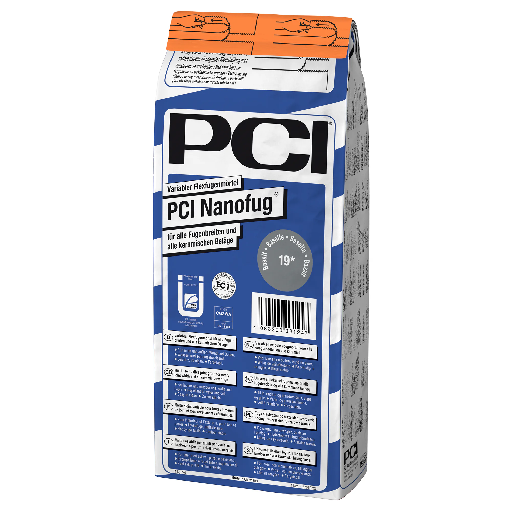 Fog PCI Nanofug Nr.41 Mörkbrun 4 kg
