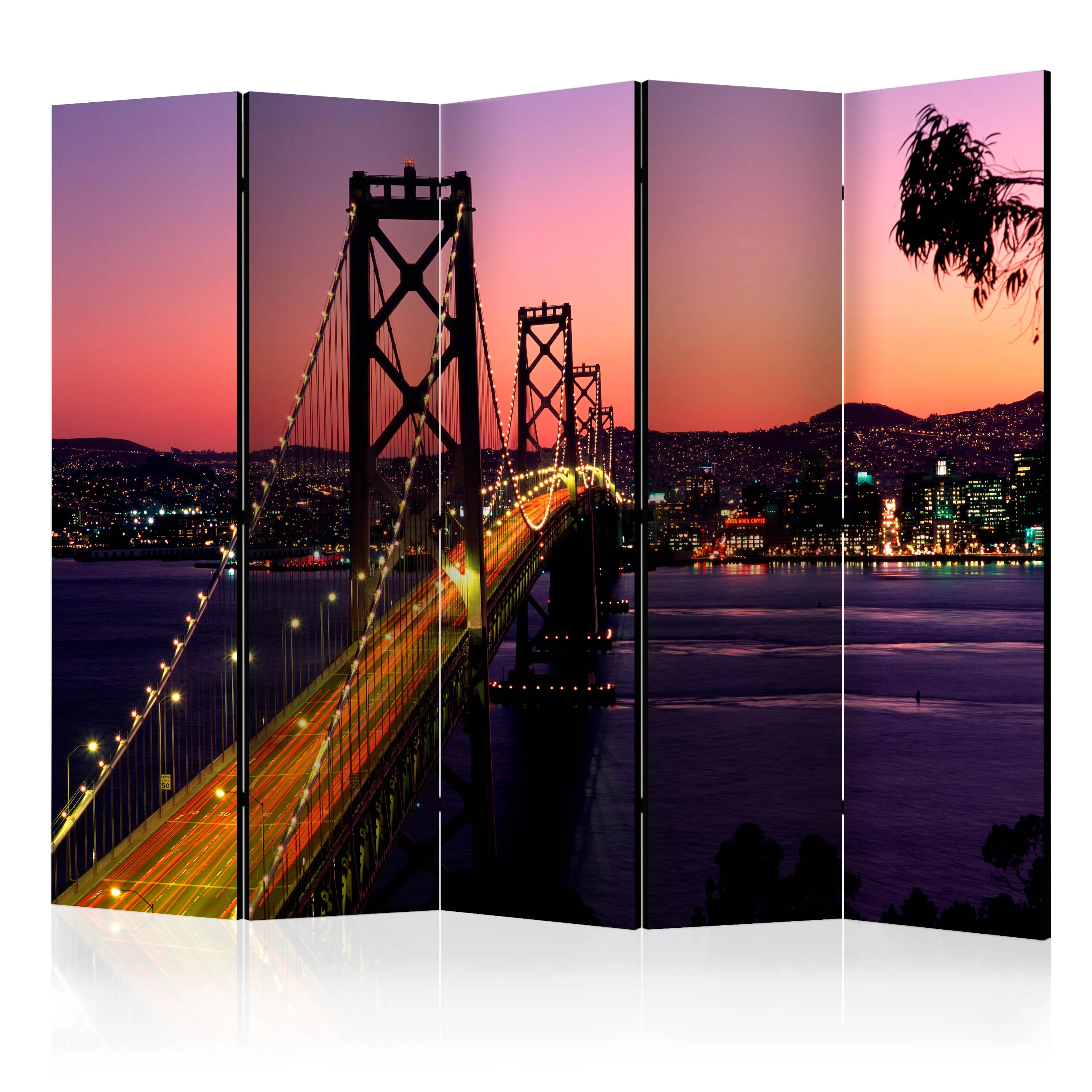Rumsavdelare Arkiio Charming Evening in San Francisco II 225x172 cm