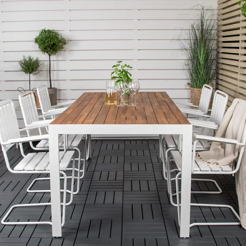 Matgrupp Venture Home Berfin med 6 Hollywood Stolar
