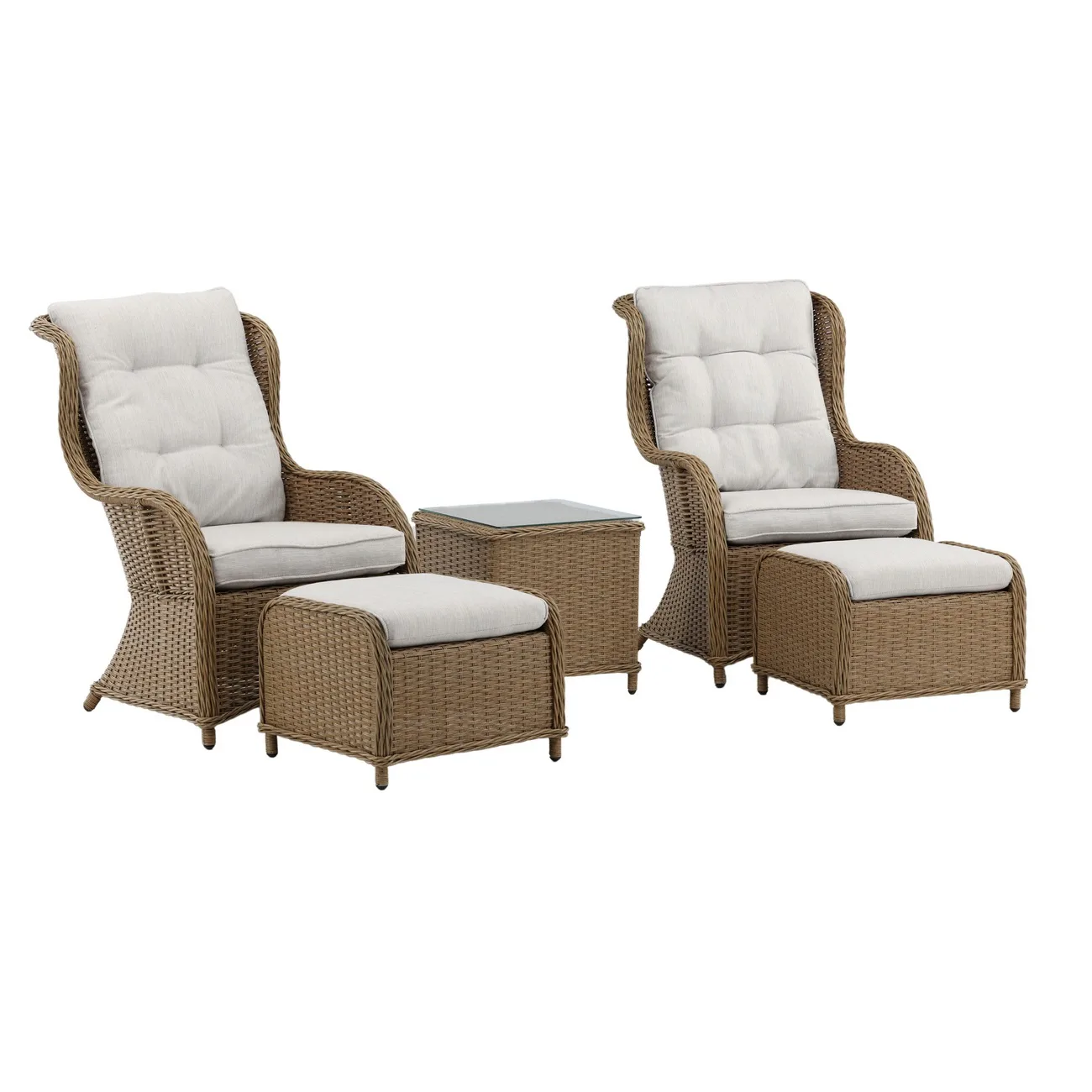 Vikelund Lounge Set - Natur / sand dyna Natur