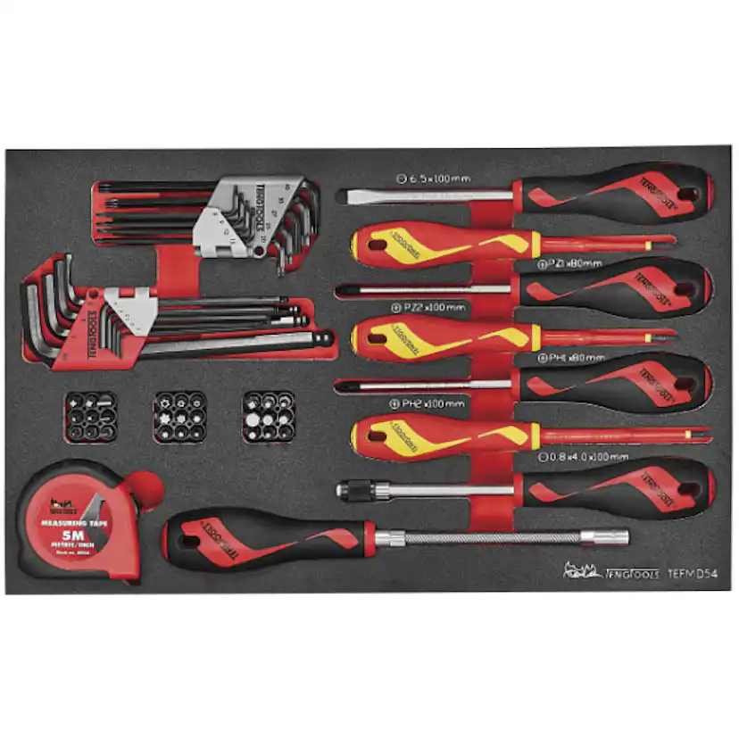 Skruvmejselsats 54 delar Teng Tools TEFMD54