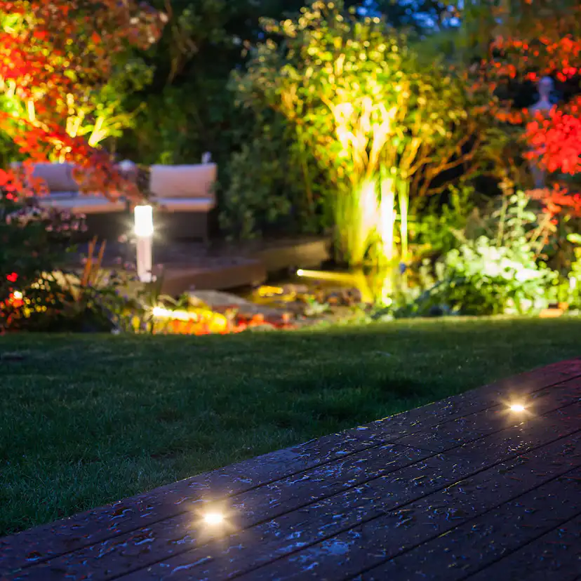 Däcksbelysning Heissner Smart Light 3W RGB Kvadratisk 80x80 mm