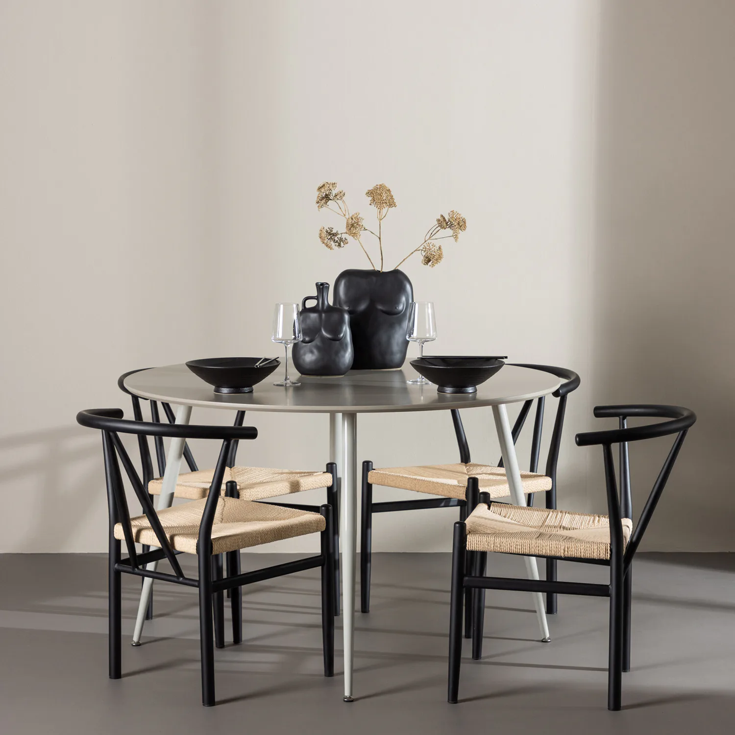 Beige/Svart