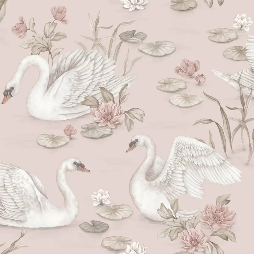 Tapet Boråstapeter Lily Swan 6927