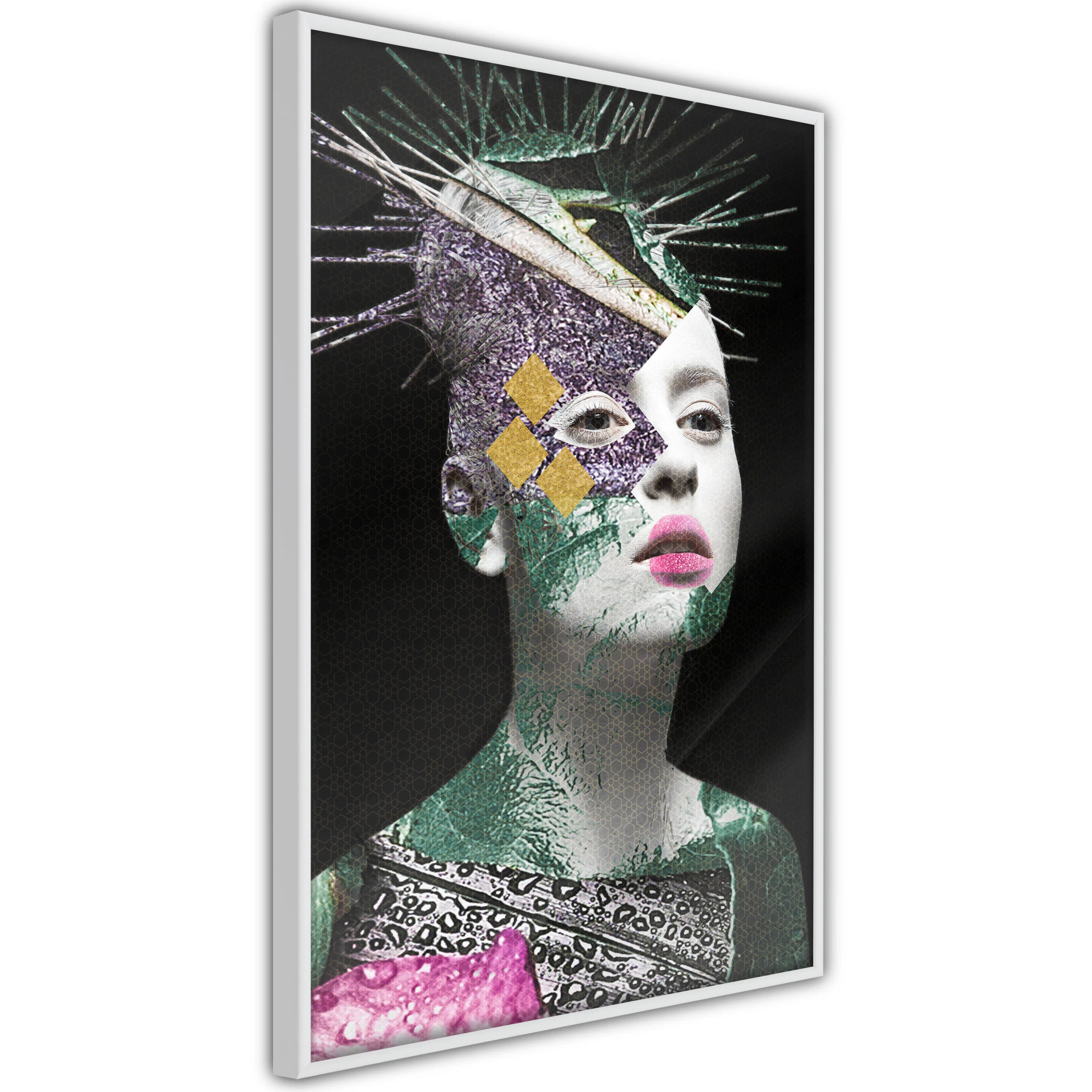 Poster Artgeist Affisch Colourful Portrait