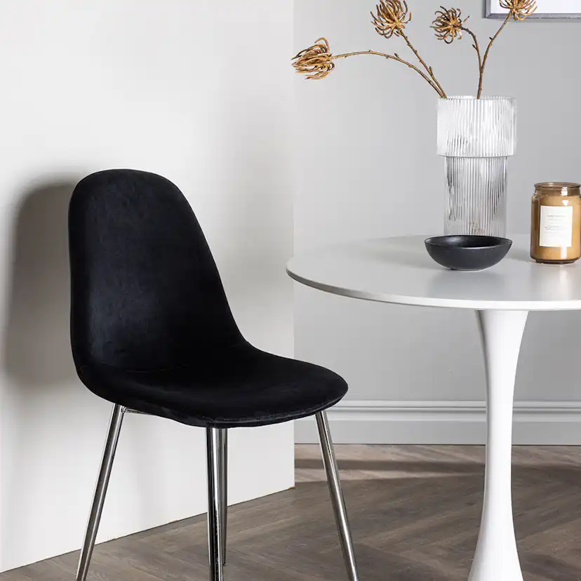 Matgrupp Venture Home Hamden Ø80 cm med 2 st Polar stolar