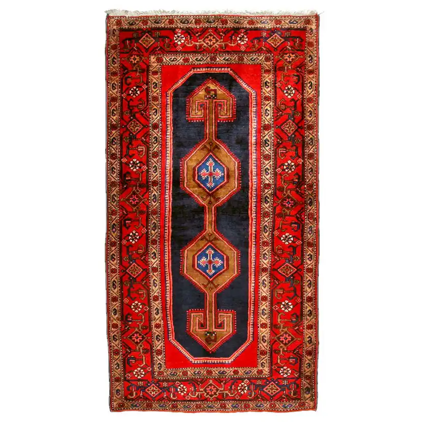 Handvävd Matta Arkiio Persisk Lorestan Qoltoq 130x255