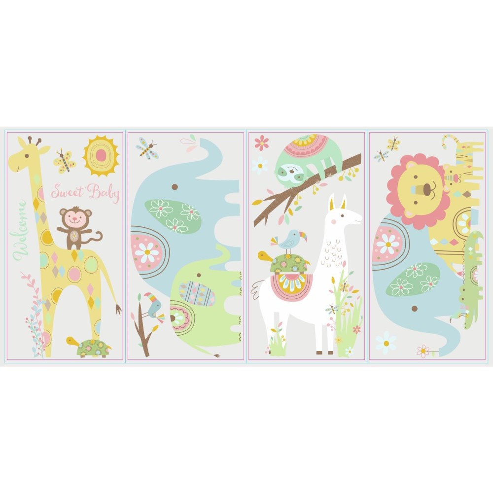 Väggdekor RoomMates Tribal Baby Animal