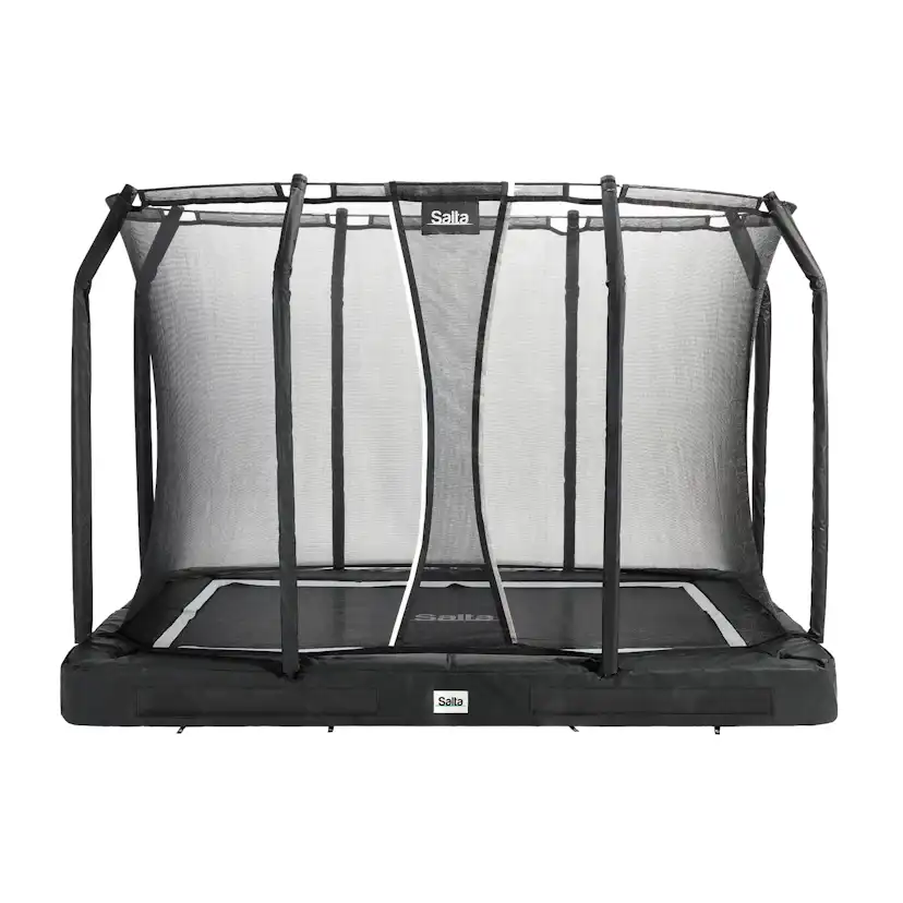 Studsmatta Salta Premium Ground inkl. säkerhetsnät 305x214 cm