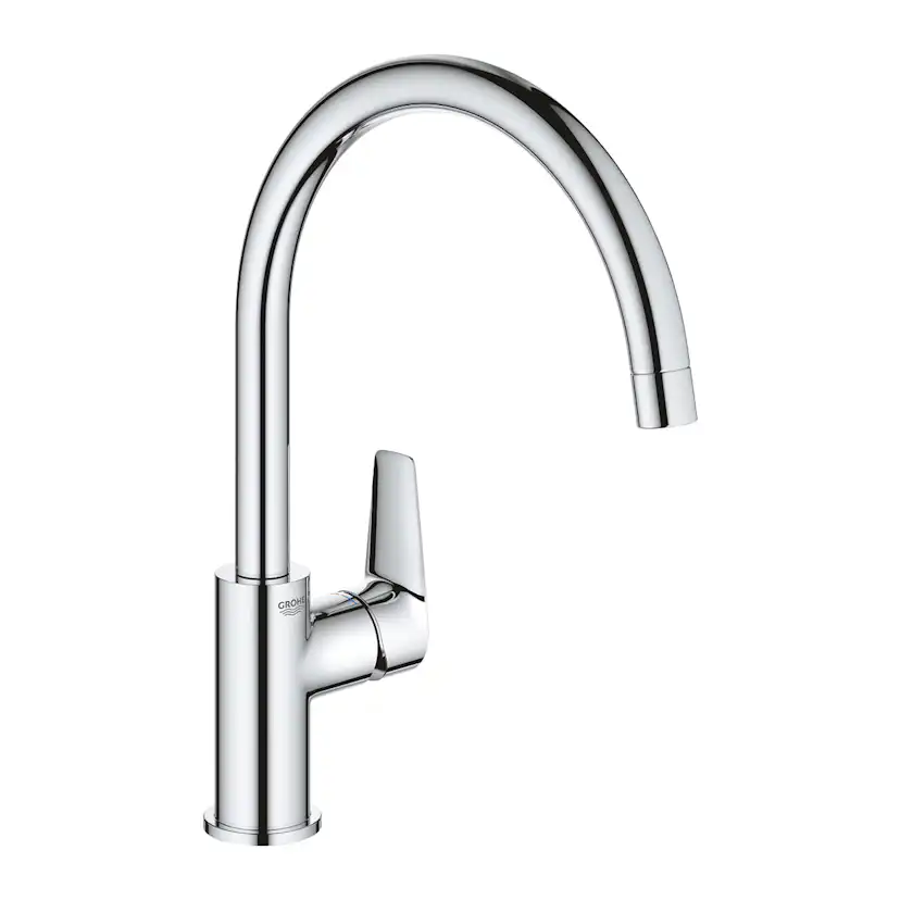Köksblandare Grohe Start Edge C-Pip Engreppsblandare Krom Svängbar Pip Quickfix