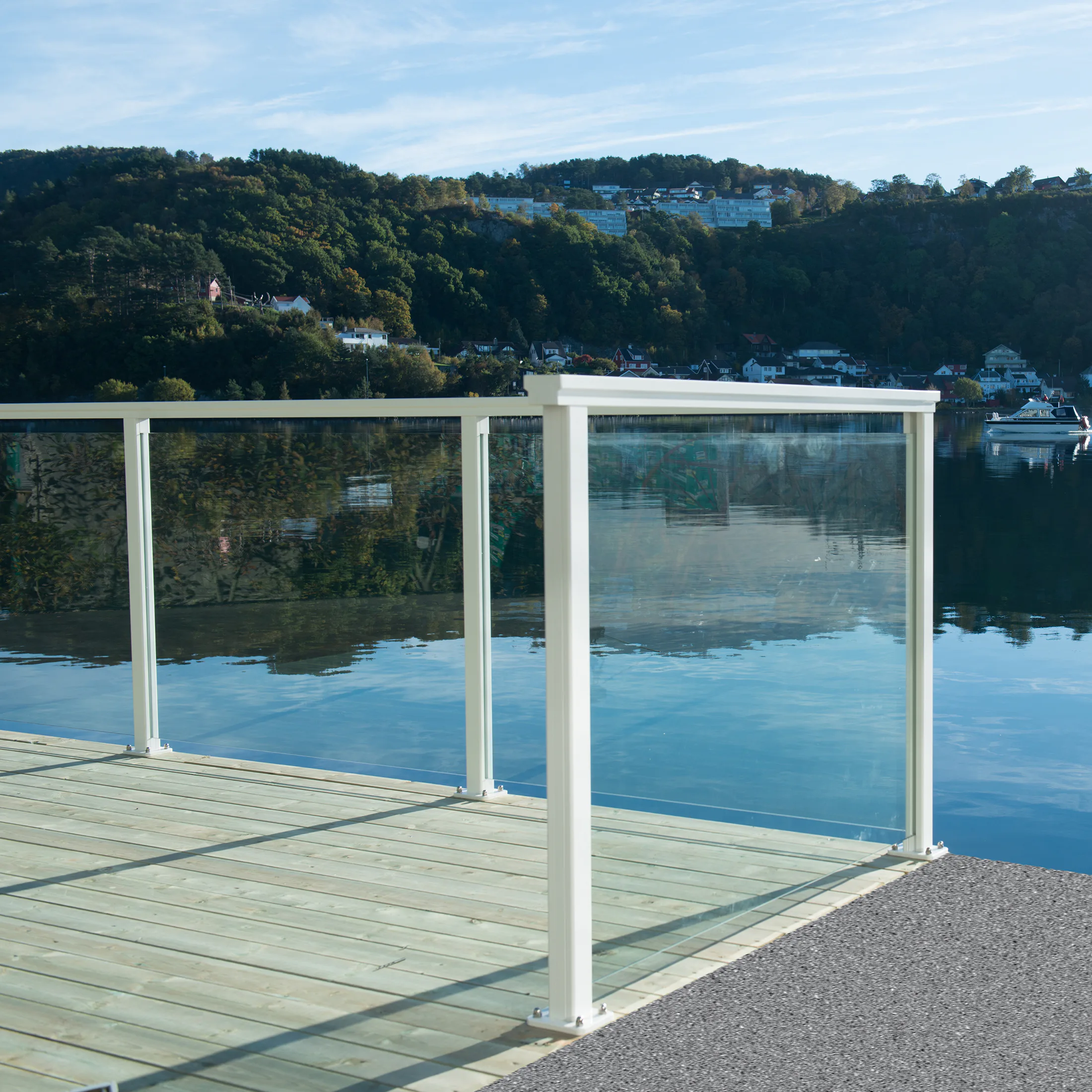 Glasräcke Novoroom Komplett Sektion A-A